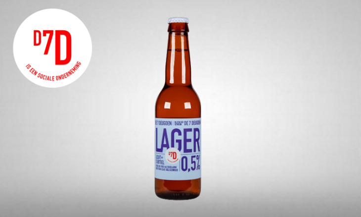 7 deugden 0,5% Lager bier alcoholarm